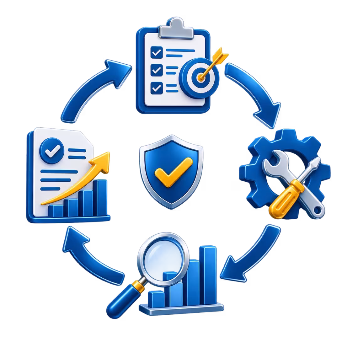 Cycle PDCA : Plan, Do, Check, Act